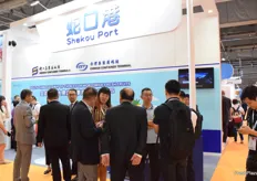 Networking event at the booth of Shekou port on 5 September.